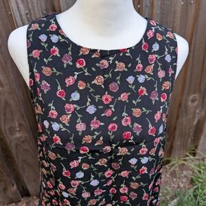 City Triangles Black Floral Dress
